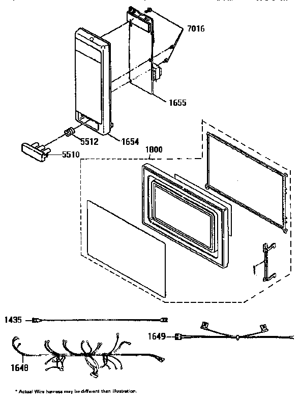 CONTROL PANEL AND DOOR