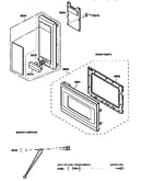 Control panel and door