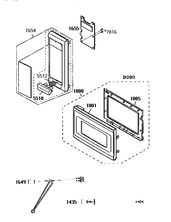 CONTROL PANEL & DOOR