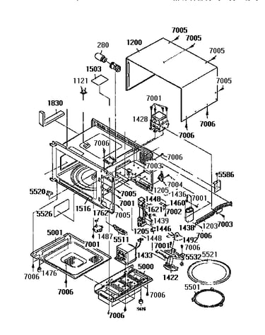 Oven and cabinet