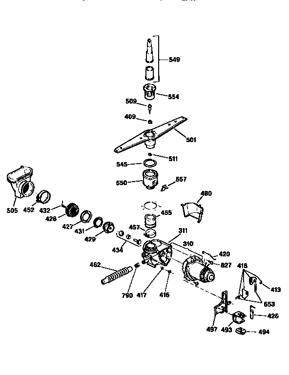 Motor pump mechanism