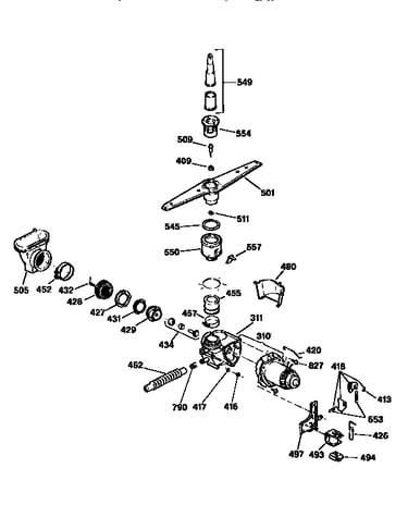 Motor pump mechanism