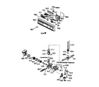 Kenmore 3631674590 escutcheon and motor pump diagram