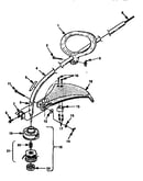 Handle and stringhead assembly