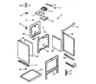 Amana ART661E main top and oven assembly diagram