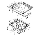 Amana ART663E maintop assembly diagram