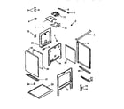 Amana ART663WW main top and oven assembly diagram