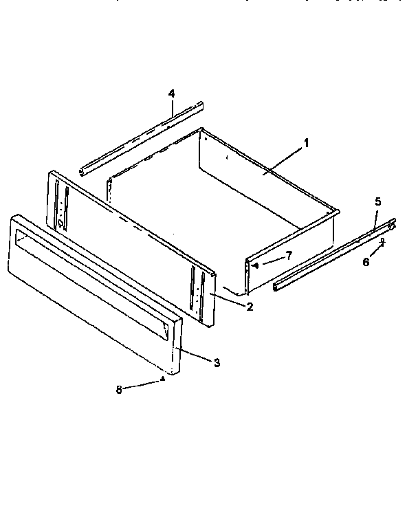 Storage drawer assembly