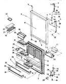 Refrigerator door
