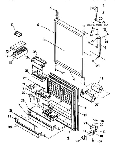Refrigerator door