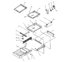 Amana TR22S4W-P1196202WW cabinet shelving diagram