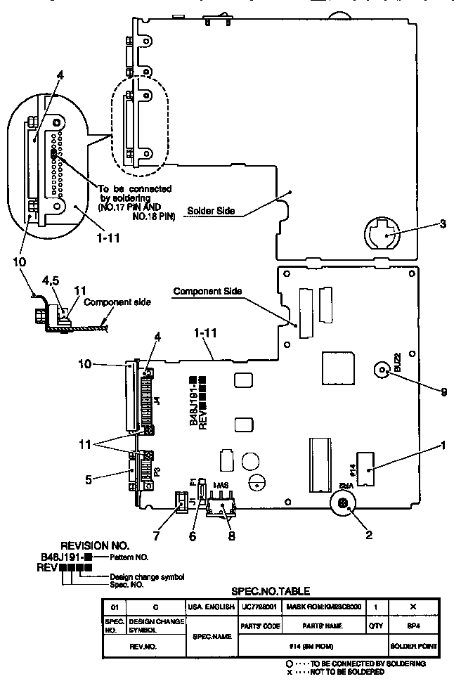 Main pcb assembly