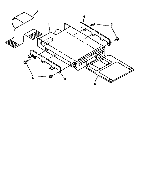 Floopy disk drive assembly