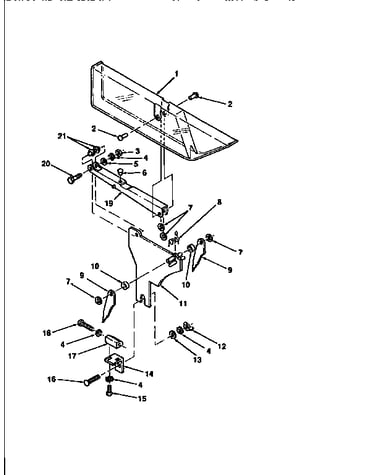 Guard and bracket assy.