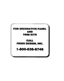 Decorative panel and trim kits