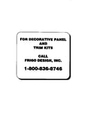 Decorative panel and trim kits