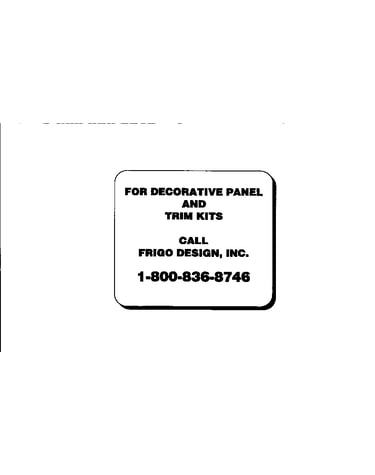 Decorative panel and trim kits