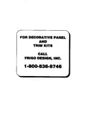 Decorative panel and trim kits