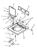Cabinet top, door & rear panel