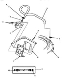 Inlet hose & mixing valve mount