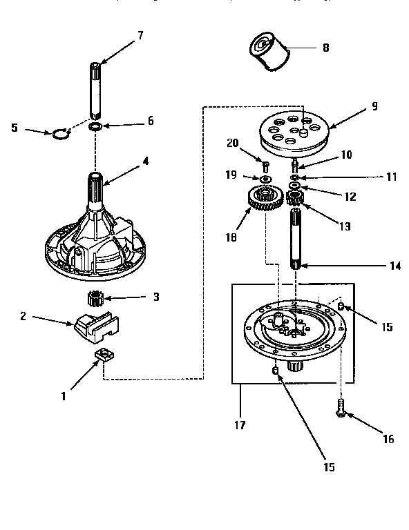 34526P TRANSMISSION ASSEMBLY