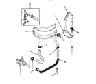 Amana AWM190W2 drain hose & siphon break diagram