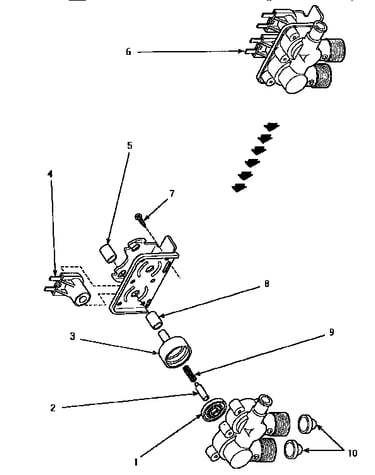 34963 mixing valve assembly