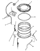 Outer tub & pressure hose