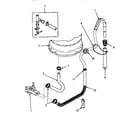 Amana AWM371W2 drain hose & siphon break diagram