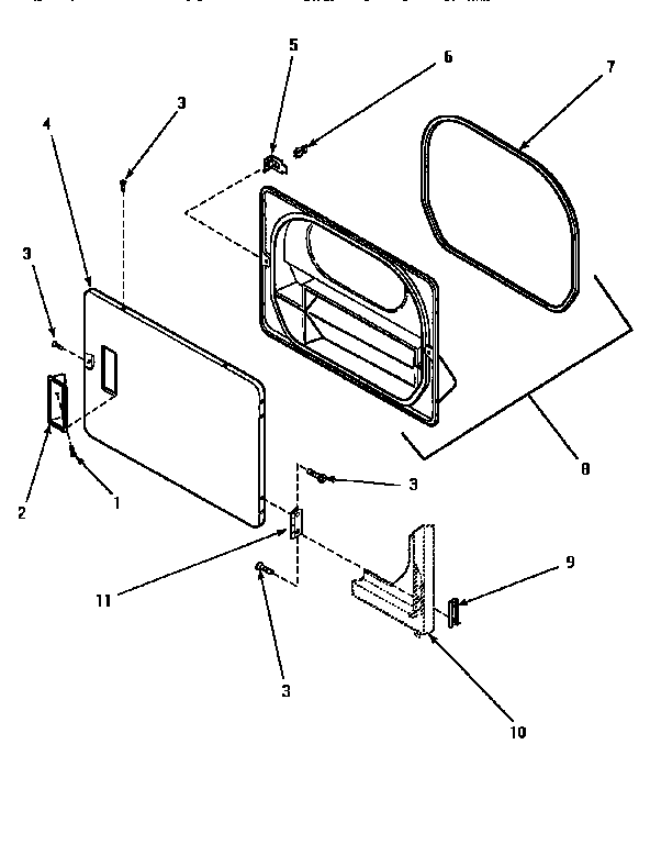 Loading door