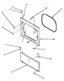 Lower access, front panel & seal