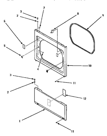 Lower access, front panel & seal