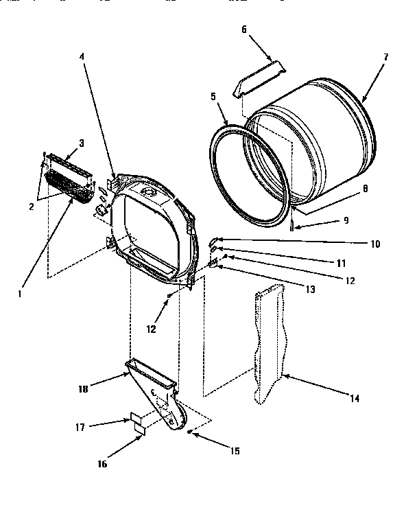Front bulkhead, seal & cylinder