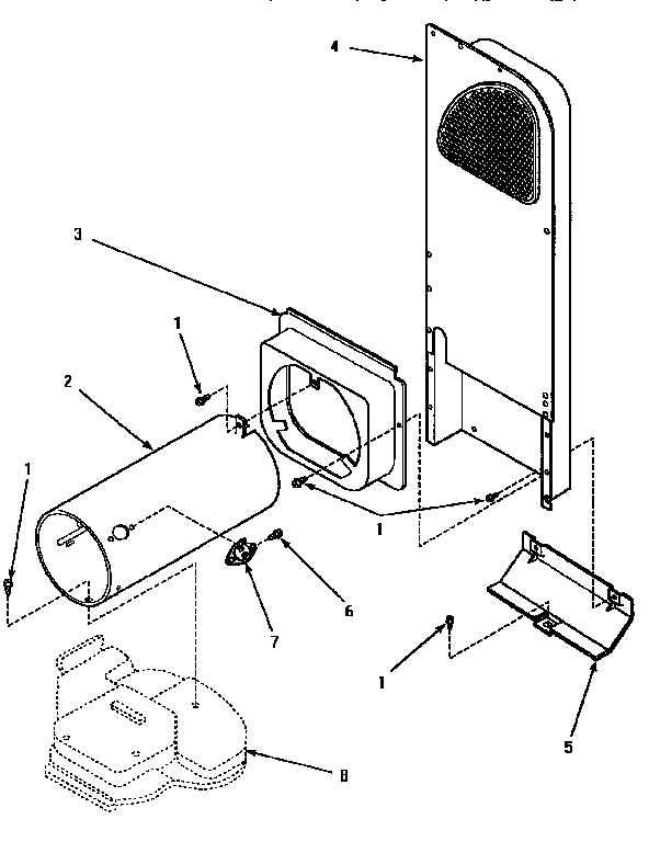 Heater box assembly, original