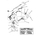 Amana AGM409L2 gas valve & gas conversion kits diagram
