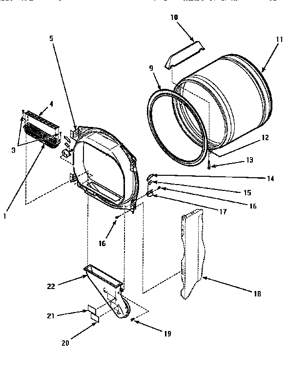 Front bulkhead, seal & cylinder