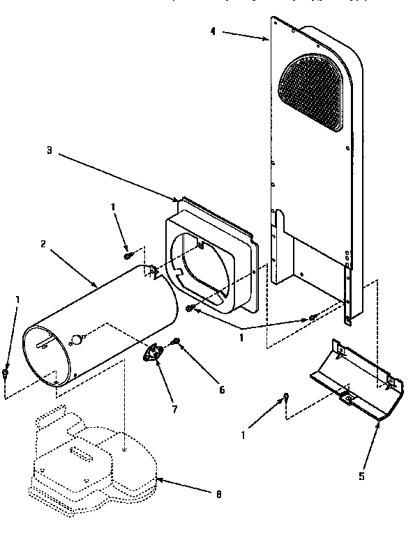 Heater box assembly, original