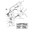 Amana AGM499W2 gas valve & gas conversion kits diagram