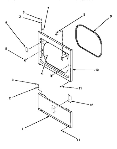 Lower panel,front panel&seal
