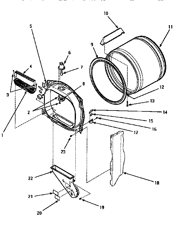 FRONT BULKHEAD, SEAL & CYLINDER