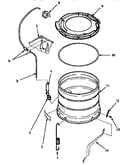 Outer tub & pressure hose