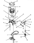 Motor, pump & idler assembly