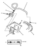 Inlet hose & mixing valve mount