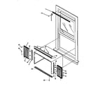 Kenmore 2539750835 window mounting kit diagram