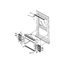 Kenmore 2539750555 window mounting kit diagram