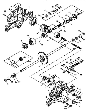 Hydro gear transaxle/310-0650