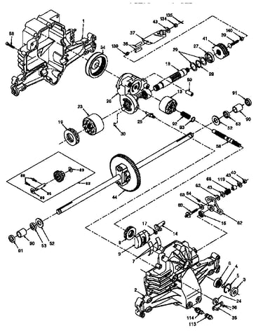Hydrogear transaxle/310-0650