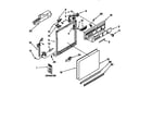 Kenmore 6651674193 frame and console diagram