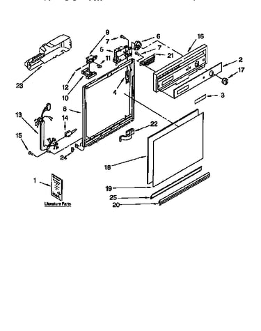 Frame and console