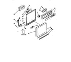 Kenmore 6651694193 frame and console diagram
